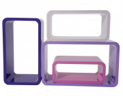 k�nyvespolc - ov�l lila ov�l lila